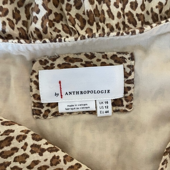 By Anthropologie Bolano leopard ruffle midi dress - Picture 13 of 14